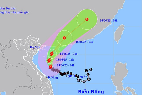Tin mới nhất bão số 1 năm 2025: Bão Wutip giật cấp 13, sắp vào vịnh Bắc Bộ