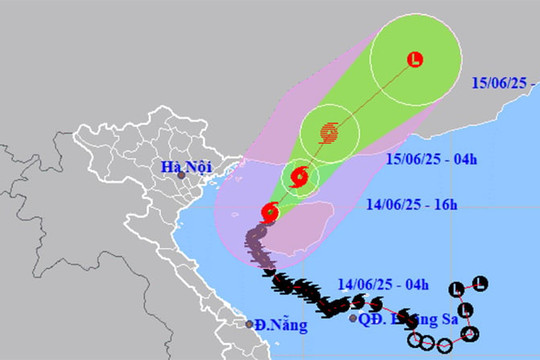 Bão số 1 cách Bạch Long Vĩ 145km, gió cấp 6 ở ven biển Quảng Ninh, Hải Phòng