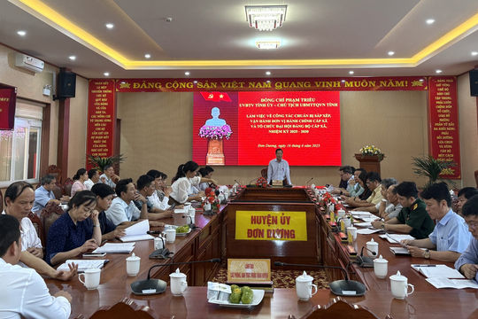 Đơn Dương chuẩn bị sẵn sàng đưa bộ máy cấp xã mới đi vào hoạt động từ ngày 1/7