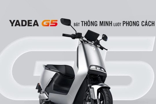 Yadea G5 2023: Xe điện thông minh, giá từ 21,9 triệu đồng