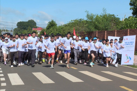 Đắk Nông hưởng ứng Ngày Olympic năm 2025