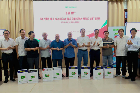 Báo Đắk Nông gặp mặt nguyên cán bộ, lãnh đạo, người làm Báo