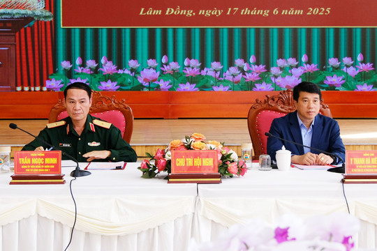 Đảng uỷ Quân sự tỉnh Lâm Đồng họp phiên 6 tháng đầu năm 2025