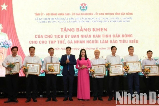 Đắk Nông kỷ niệm 100 năm Ngày Báo chí Cách mạng Việt Nam và biểu dương người làm báo tiêu biểu