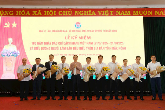 Đắk Nông Kỷ niệm 100 năm Ngày Báo chí Cách mạng Việt Nam và biểu dương người làm báo tiêu biểu tỉnh