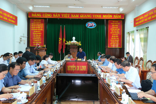 Phó Chủ tịch HĐND tỉnh Lâm Đồng K’ Mák kiểm tra công tác chuẩn bị vận hành đơn vị hành chính cấp xã tại huyện Di Linh