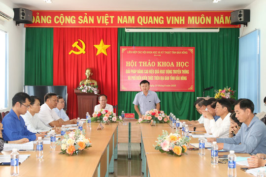 Đắk Nông bàn giải pháp đưa tri thức đến gần hơn với cộng đồng