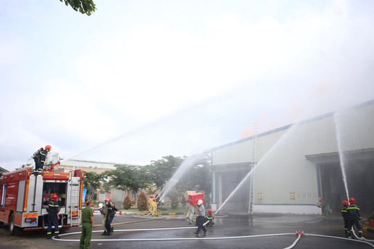 Công ty Nhôm Đắk Nông thực tập phương án chữa cháy