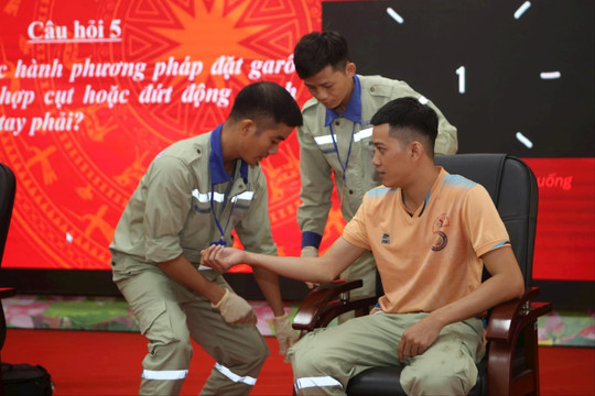 36 thí sinh thi an toàn vệ sinh giỏi tại Công ty Nhôm Đắk Nông