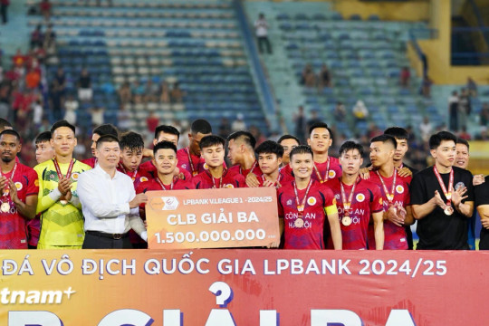 Thắng Hải Phòng ở vòng cuối, Công an Hà Nội lọt top 3 V-League 2024-2025