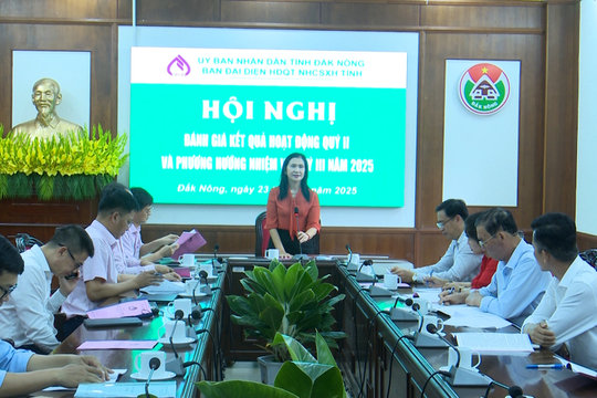 Hội đồng quản trị NHCSXH Đắk Nông sơ kết hoạt động quý II
