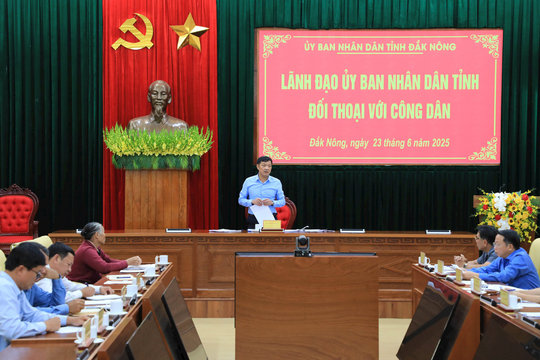 UBND tỉnh Đắk Nông đối thoại với công dân