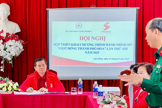 Lần đầu tiên Trường Đại học Đà Lạt đăng cai tổ chức Chương trình Hành trình đỏ lần thứ XIII năm 2025