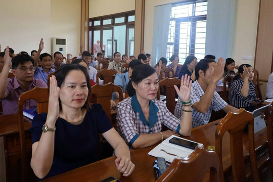 HĐND huyện Đạ Huoai Khoá XI tổ chức Kỳ họp lần thứ 24