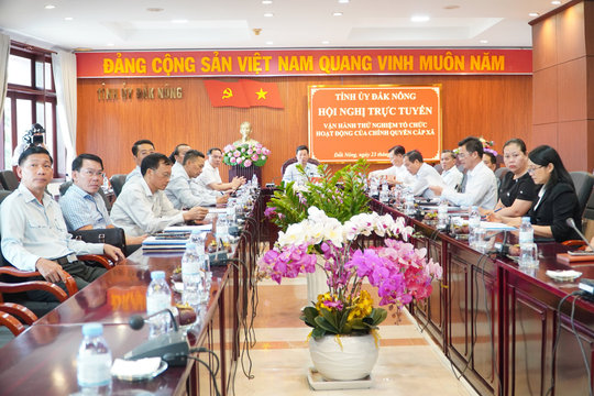 Hình ảnh vận hành thử nghiệm tổ chức hoạt động của chính quyền cấp xã tỉnh Lâm Đồng (mới)