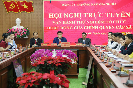 Đắk Nông vận hành thử hoạt động phường Nam Gia Nghĩa