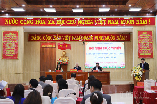 Kiến Đức vận hành thử nghiệm chính quyền cấp xã mới