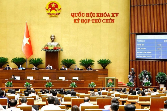 Quốc hội thống nhất rút ngắn thời gian thực hiện quy trình bầu cử