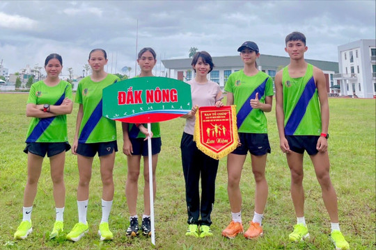 Đắk Nông giành 3 huy chương tại Giải Vô địch điền kinh các nhóm tuổi trẻ quốc gia 2025