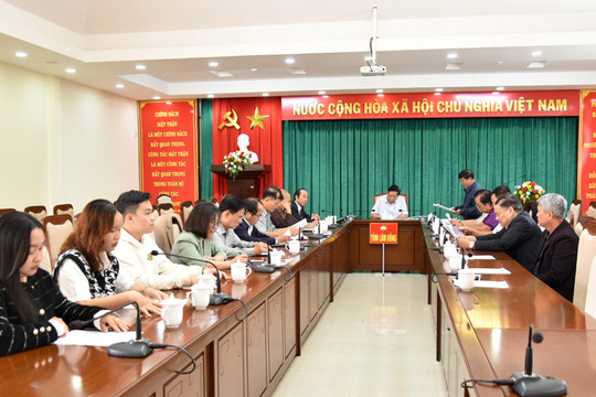 Hội Hữu nghị Việt Nam – Lào tỉnh Lâm Đồng sơ kết hoạt động 6 tháng đầu năm