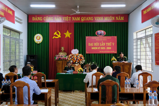 Đại hội Chi bộ Hội Cựu chiến binh tỉnh lần thứ V, nhiệm kỳ 2025-2030