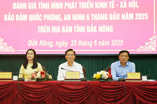 Tăng trưởng kinh tế Đắk Nông 6 tháng đầu năm đạt 7,9%