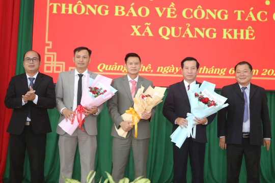 Đắk Nông thông báo nhân sự 4 xã mới ở Đắk Glong