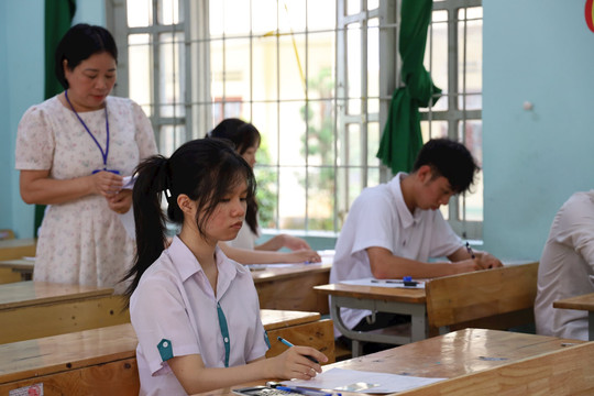 Đề thi môn Toán kỳ thi tốt nghiệp THPT vừa sức với thí sinh
