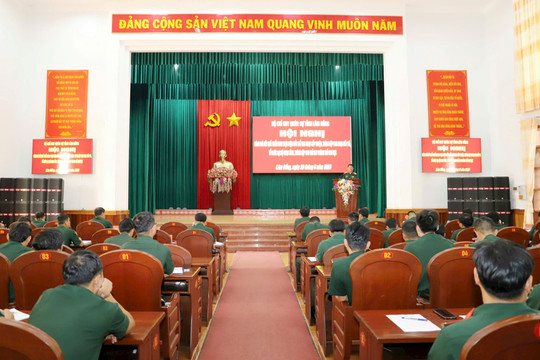 Bộ Chỉ huy Quân sự tỉnh Lâm Đồng đánh giá kết quả tổ chức lại lực lượng vũ trang địa phương