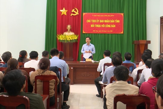 Đắk Nông đối thoại với công dân