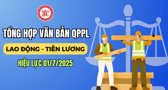 Tổng hợp văn bản pháp luật về lao động – tiền lương có hiệu lực từ 01/07/2025
