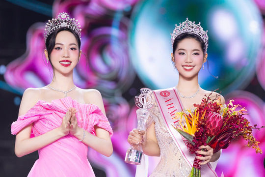 Quân nhân Trần Ngọc Châu Anh rạng rỡ trên đấu trường nhan sắc Hoa hậu Việt Nam 2024