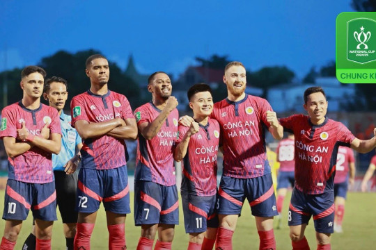 "Hủy diệt" Sông Lam Nghệ An 5-0, Công an Hà Nội lên ngôi vô địch Cúp Quốc gia