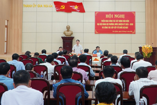 Kết thúc hoạt động của đảng bộ cấp huyện trực thuộc Tỉnh ủy Đắk Nông từ ngày 1/7/2025