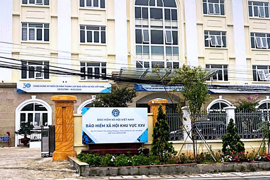 Địa chỉ tiếp nhận hồ sơ và trả kết quả thủ tục hành chính của Bảo hiểm xã hội khu vực XXV