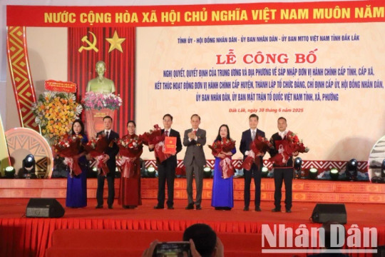 Xây dựng tỉnh Đắk Lắk sớm trở thành cực tăng trưởng mới ở Tây Nguyên và duyên hải Nam Trung bộ