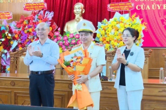 Công an tỉnh Đắk Lắk nhanh chóng ổn định tổ chức bộ máy, bắt tay ngay vào công việc sau sáp nhập
