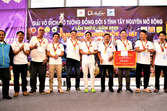 Đắk Lắk giành giải nhất Giải Vô địch cờ tướng 5 tỉnh Tây Nguyên mở rộng lần 2