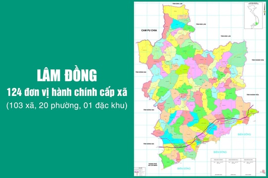 Bản đồ tỉnh Lâm Đồng