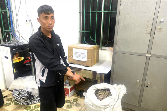Cao Bằng: Công an xã bắt giữ đối tượng vận chuyển trái phép vảy động vật và ma túy