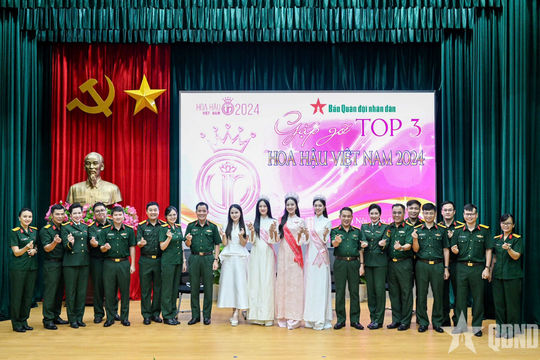Top 3 Hoa hậu Việt Nam 2024: Lan tỏa giá trị đẹp của phụ nữ Việt Nam và hình ảnh Bộ đội Cụ Hồ