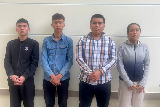 Bắt nhóm đối tượng bắt giữ người trái pháp luật