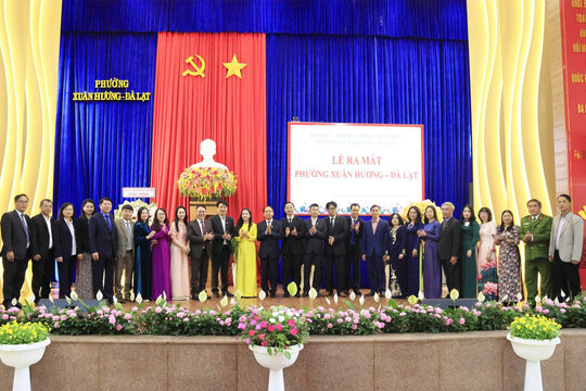 Phường Xuân Hương - Đà Lạt ra mắt và công bố các quyết định về nhân sự