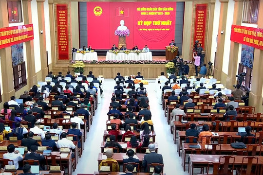 Trực tiếp: Kỳ họp lần thứ nhất HĐND tỉnh Lâm Đồng khóa X, nhiệm kỳ 2021 - 2026