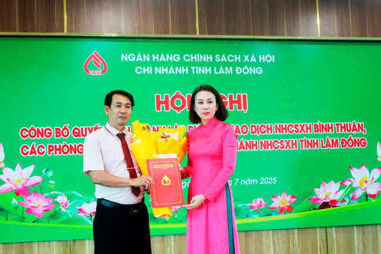 Lâm Đồng thành lập Phòng Giao dịch Ngân hàng Chính sách xã hội Bình Thuận