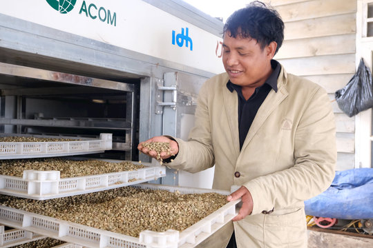 Người K’Ho làm cà phê từ núi đồi K’nớ