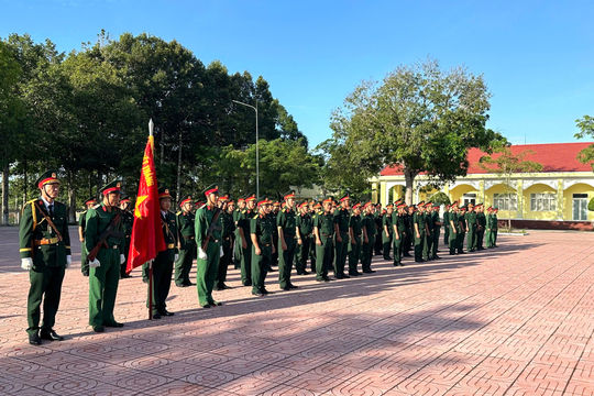 Ban Chỉ huy Phòng thủ Khu vực 4- La Gi triển khai nhiệm vụ