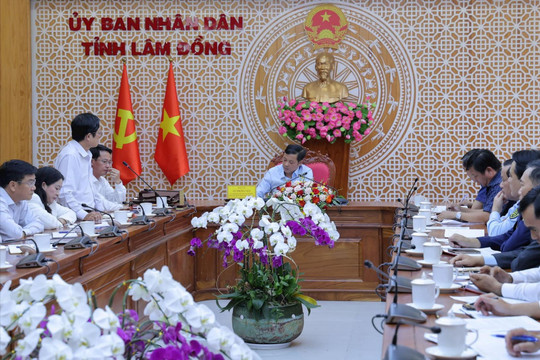Phó Chủ tịch UBND tỉnh Lê Trọng Yên làm việc với Sở Công thương