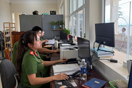 Công an xã Đức Trọng chủ động đảm bảo an ninh trật tự tại cơ sở