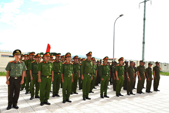 Công an xã Đức Trọng phát động đợt cao điểm tấn công, trấn áp tội phạm